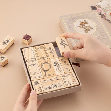 Tsuki ‘Vintage Rose’ #2 Large Stamp Set ☾